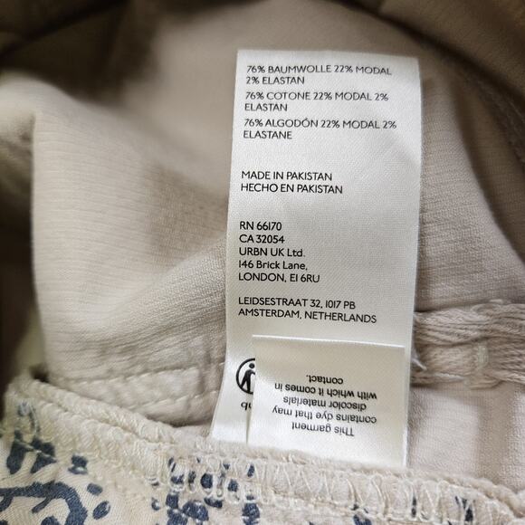 We The Free People Revolve Risk Taker Cord Jeans Corduroy Birch Beige 29 ALTERED - Picture 10 of 15